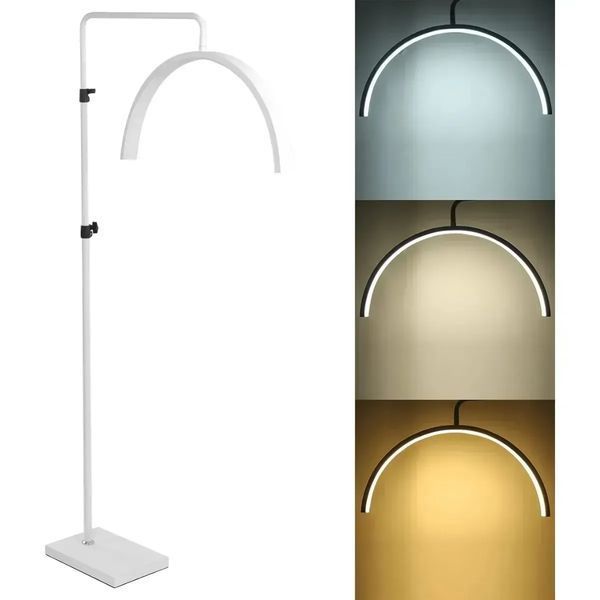 Лампа безтіньова на ніжках SPA-0056 WHITE 30см 23459 фото