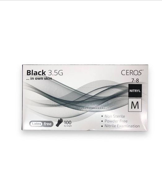 Перчатки Ceros Black 3.5г M 13585 фото