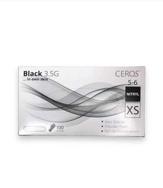 Перчатки Ceros Black 3.5г XS 13583 фото