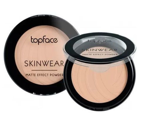 TopFace Пудра компактна Skin Wear Matte Effect Powder 001 13744 фото
